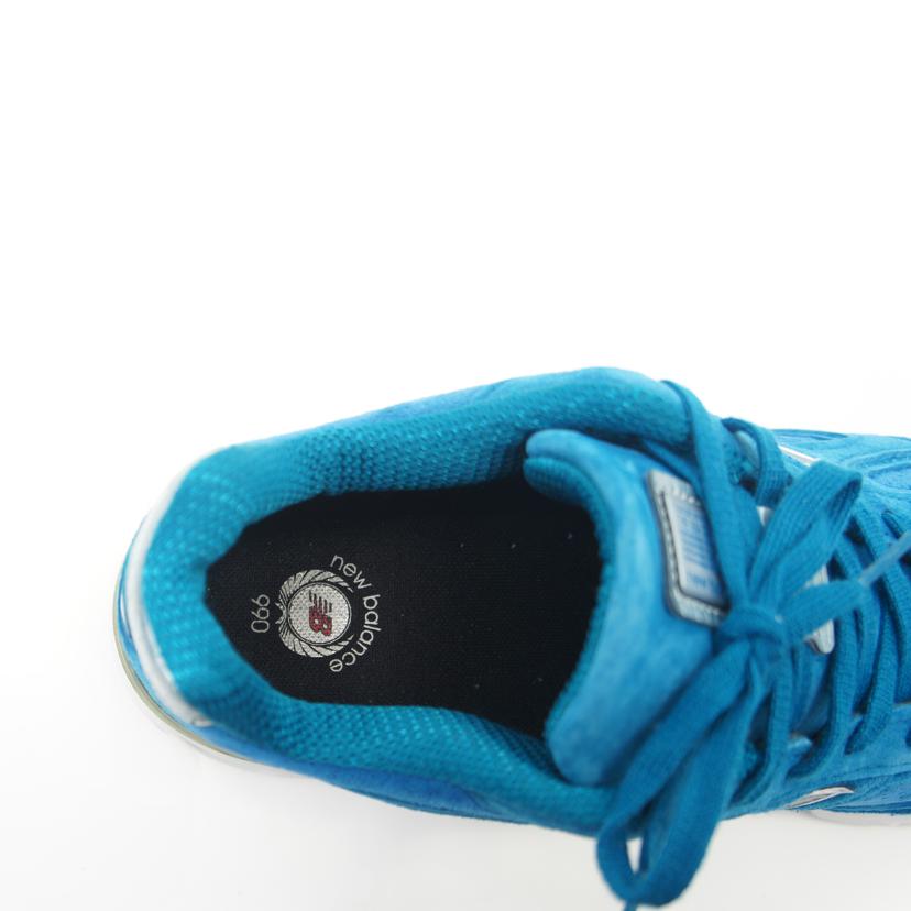 NB ニューバランス/990V4／Lake　Blue/W990LB4//ｻｲｽﾞ:UK表記8 1/2/Aランク/75