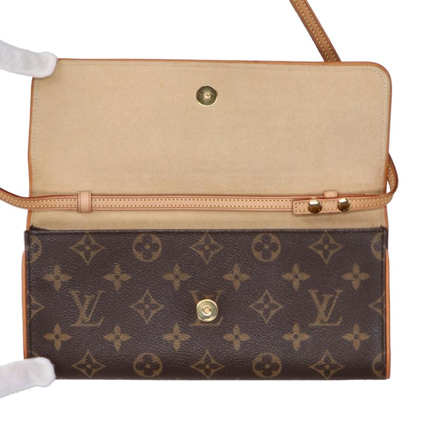 LOUIS VUITTONルイヴイトン/ポシェットツインGM／モノグラム/M51852//FL0***/ABランク/93