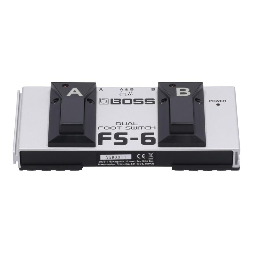 BOSS ボス/フットスイッチ／Dual　Footswitch/FS-6//V5K0011/ABランク/71