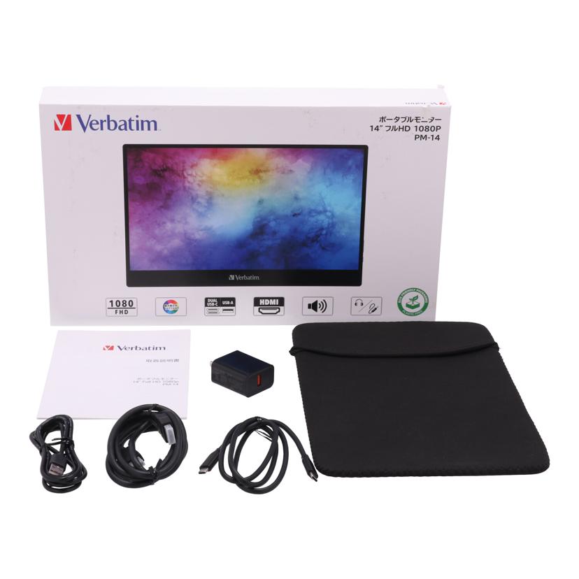 Verbatim バーベイタム/モバイルモニター14インチ/PM14V5//495904424911340/Aランク/70