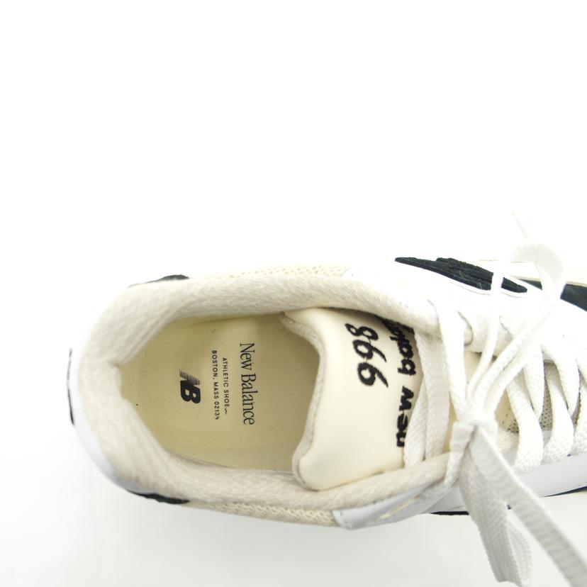 NB ニューバランス/998／ホワイト／ブラック/U998TI//ｻｲｽﾞ:27cm/Aランク/75