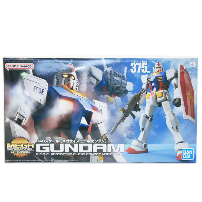 BANDAI　SPIRITS バンダイスピリッツ/1／48　メガサイズモデル　RX－78－2　ガンダム　プラモデル「機動戦士ガンダム」//Sランク/01
