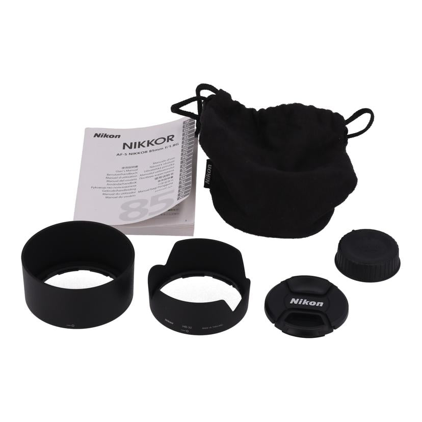 Nikon ニコン　/交換レンズ／85mm/AF-S 85mm f1.8G//511585/ABランク/82