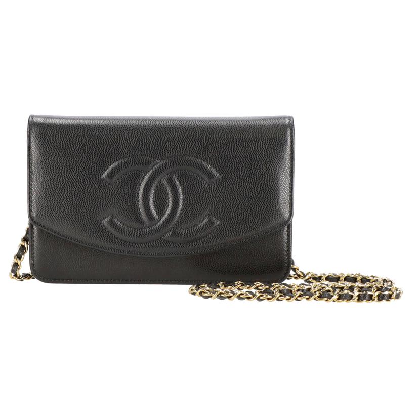 CHANEL シャネル/メディエマールコレクション／グレインドカーフスキンチェーンウォレット//P9L*****/Aランク/91