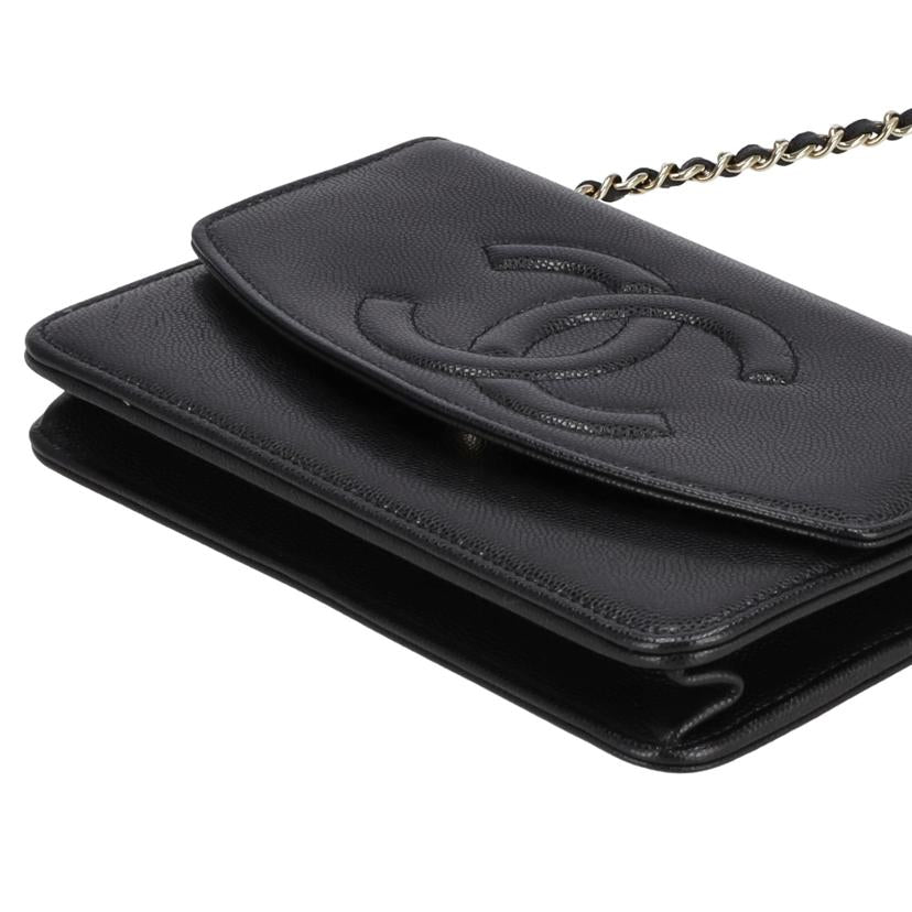 CHANEL シャネル/メディエマールコレクション／グレインドカーフスキンチェーンウォレット//P9L*****/Aランク/91