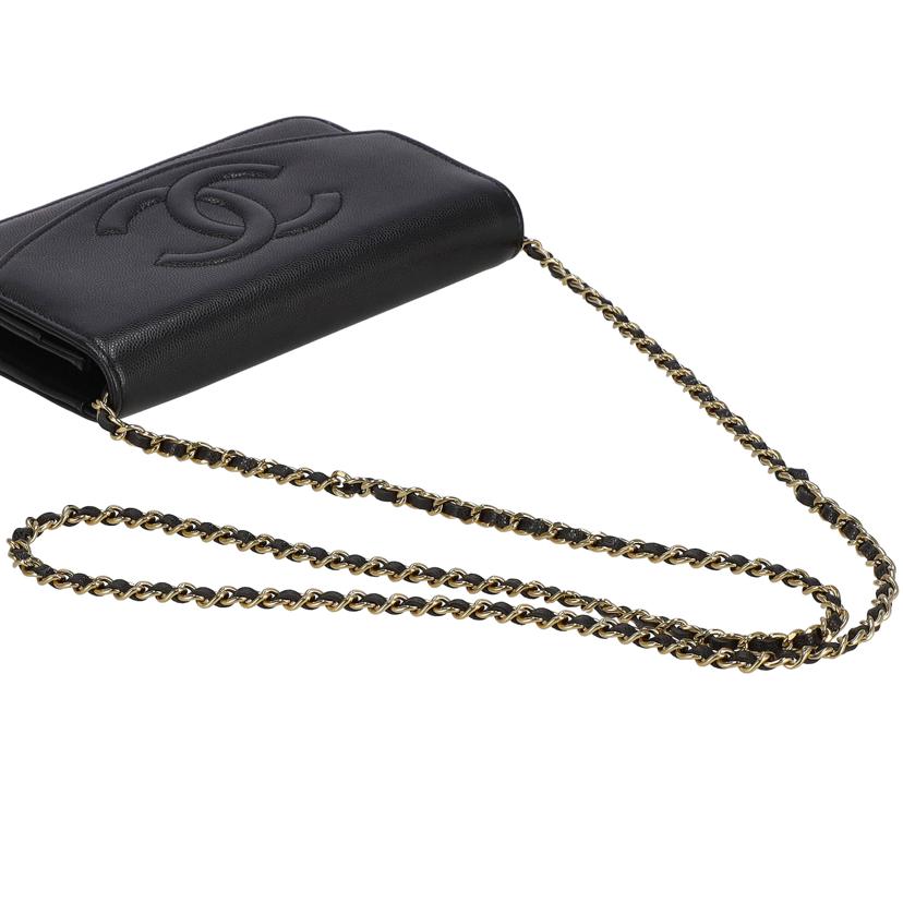CHANEL シャネル/メディエマールコレクション／グレインドカーフスキンチェーンウォレット//P9L*****/Aランク/91