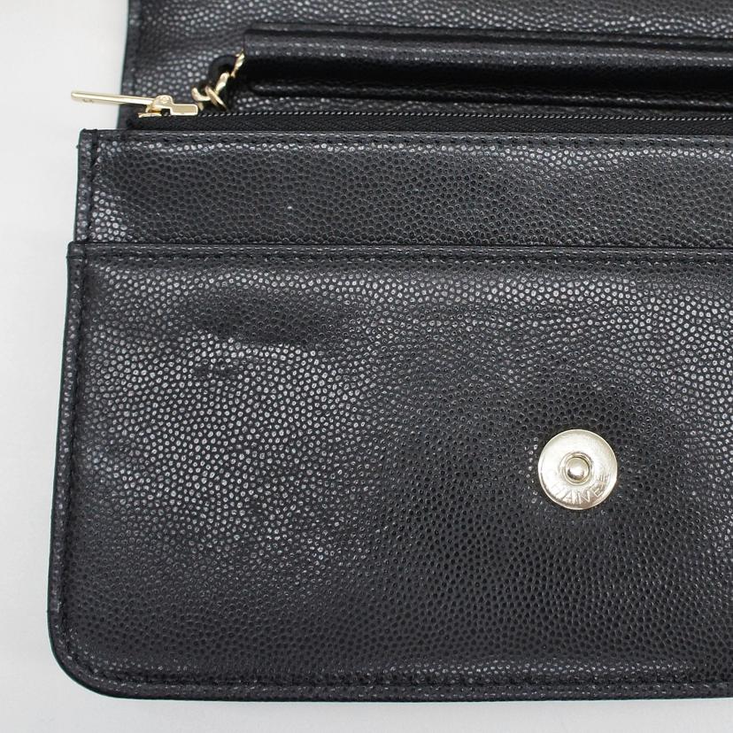 CHANEL シャネル/メディエマールコレクション／グレインドカーフスキンチェーンウォレット//P9L*****/Aランク/91