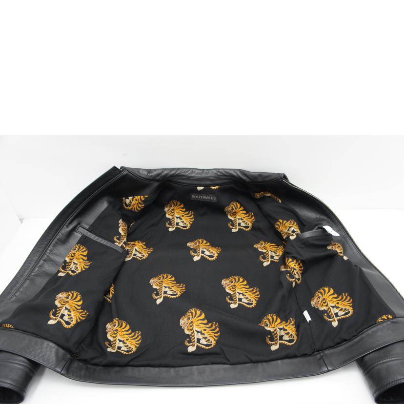 GUILTY　PARTIES／WACKO　MARIA/シングルライダースジャケット（　裏地虎柄）//Aランク/09