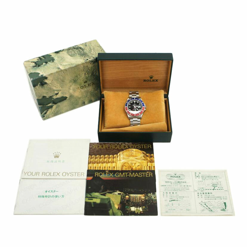 ROLEX ロレックス/GMTマスター／ペプシ／ステンレススチール/16700//X97****/ABランク/91