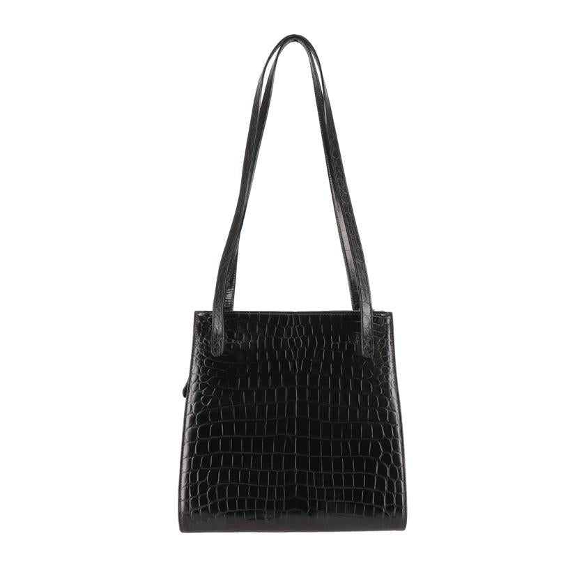 salvatore　ferragamo フェラガモ/ショルダーバッグ／クロコ型押し/AB-21 7708//Bランク/06