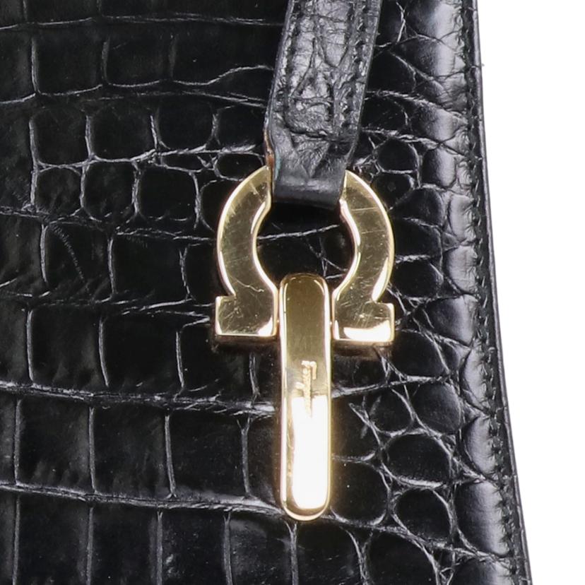 salvatore　ferragamo フェラガモ/ショルダーバッグ／クロコ型押し/AB-21 7708//Bランク/06