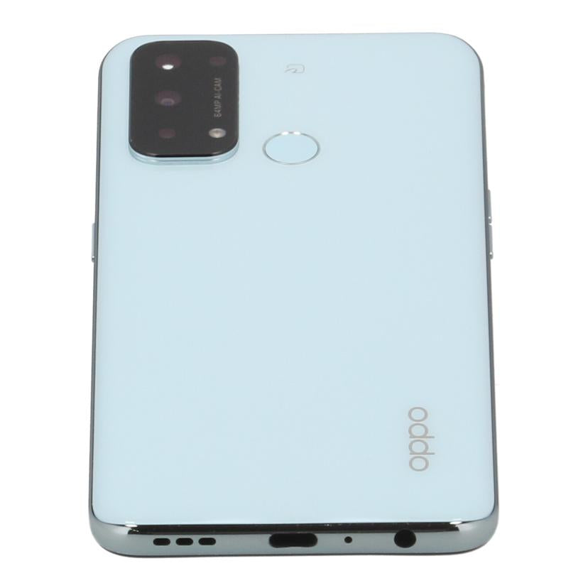 OPPO　Y！mobile オッポ　/スマートフォン／Reno5A　アイスブルー/A103OP//c7417a37/ABランク/85