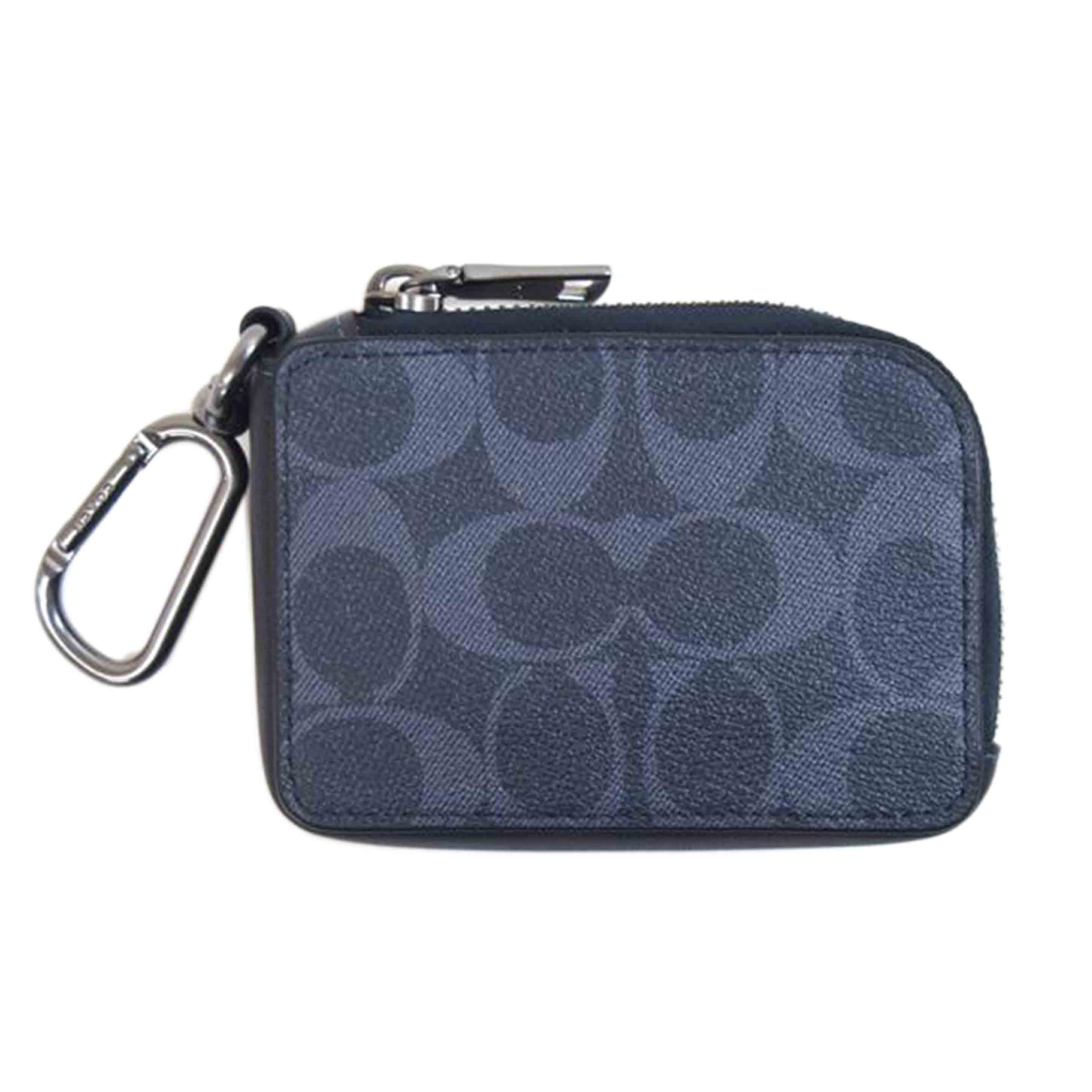 COACH コーチ/PVCシグネチャーLジップキーケース/CB927//E23**/Aランク/71