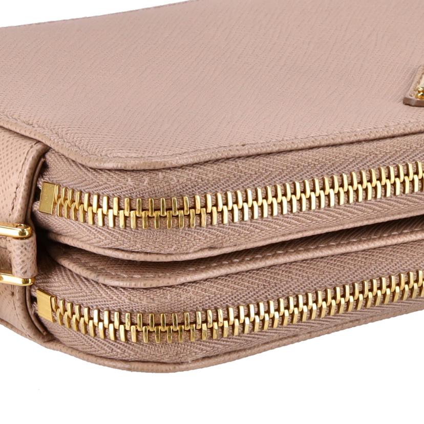 PRADA プラダ/ダブルファスナ－チェ－ンショルダ－/1BP024//107/ABランク/93