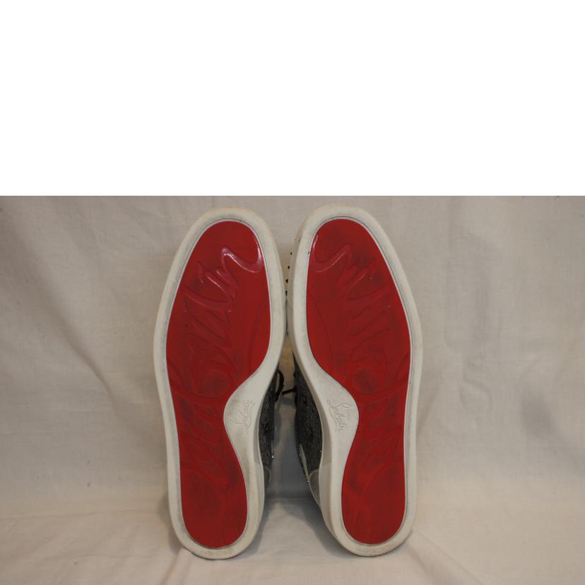 C．Louboutin クリスチャンルブタン/スパイクスタッズトゥハイカットスニーカー//ABランク/92