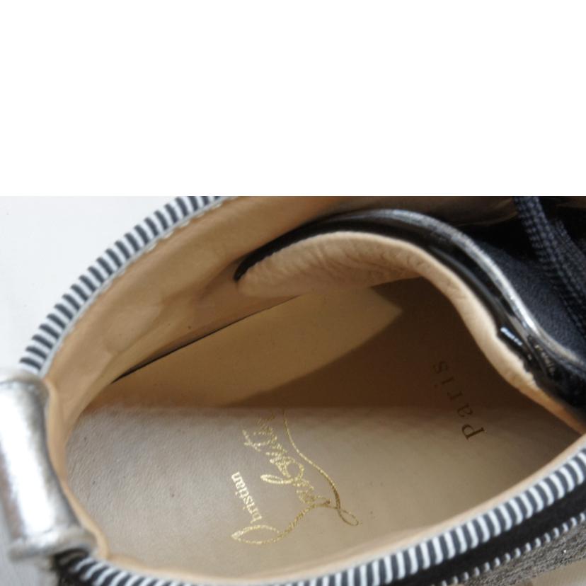 C．Louboutin クリスチャンルブタン/スパイクスタッズトゥハイカットスニーカー//ABランク/92
