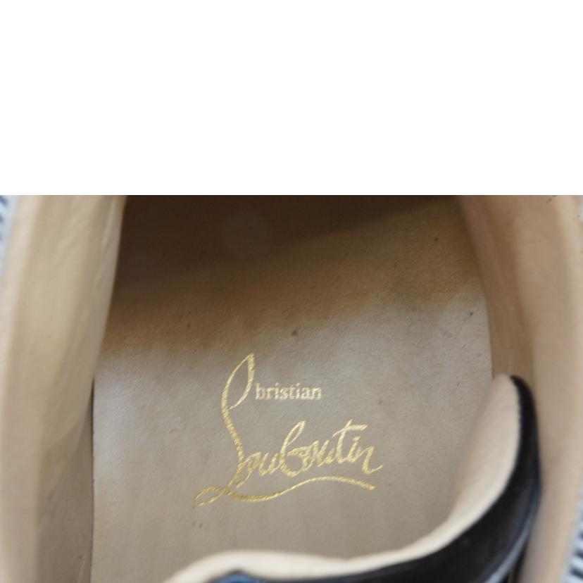 C．Louboutin クリスチャンルブタン/スパイクスタッズトゥハイカットスニーカー//ABランク/92