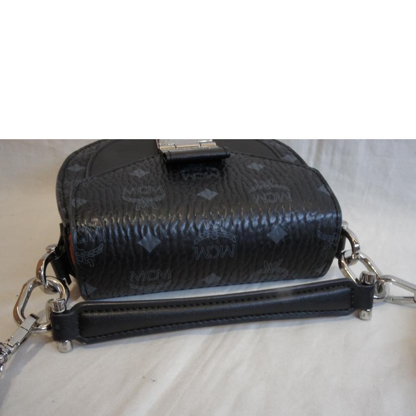 MCM エムシーエム/パトリシアロゴグラム2WAYブラック//ABランク/92