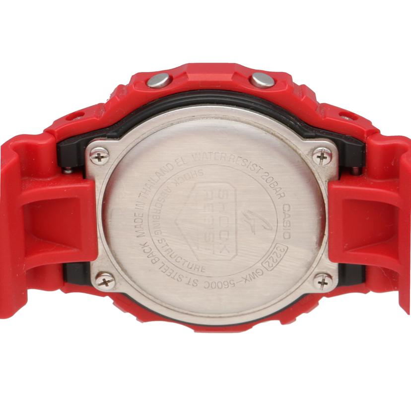 CASIO カシオ/G－SHOCK／G－LIDE／電波ソーラー　レッド/GWX-5600C-4JF//302****/ABランク/18