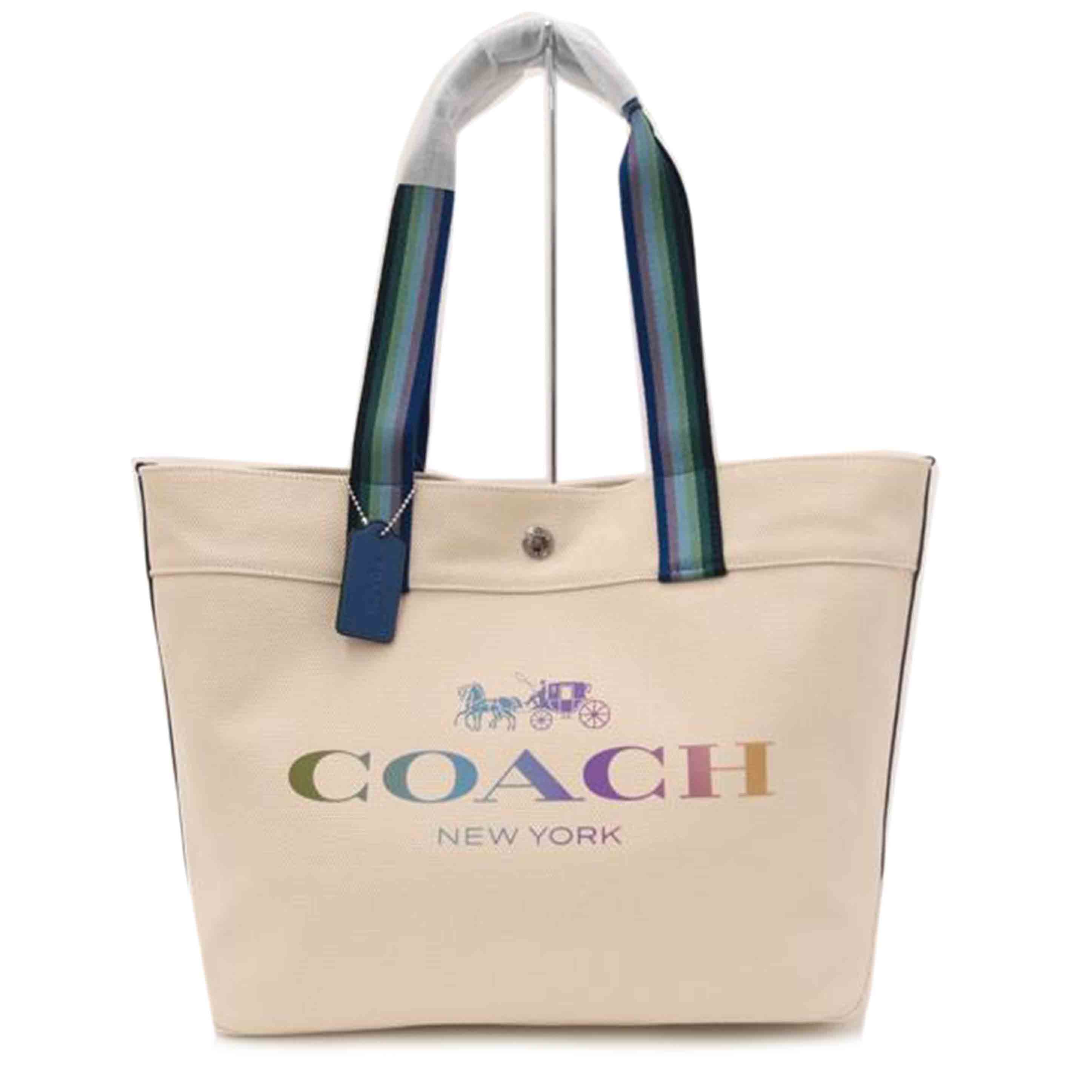 COACH/キャンバストート／ホワイト/91170//G21**/Sランク/69