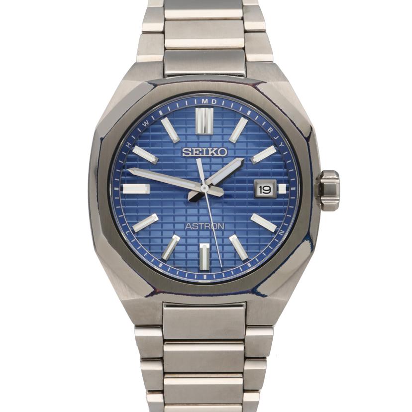 SEIKO セイコー/アストロン／ネクターブルー文字盤／デイトウォッチ／電波ソーラー/SBXY061//3N0***/ABランク/18