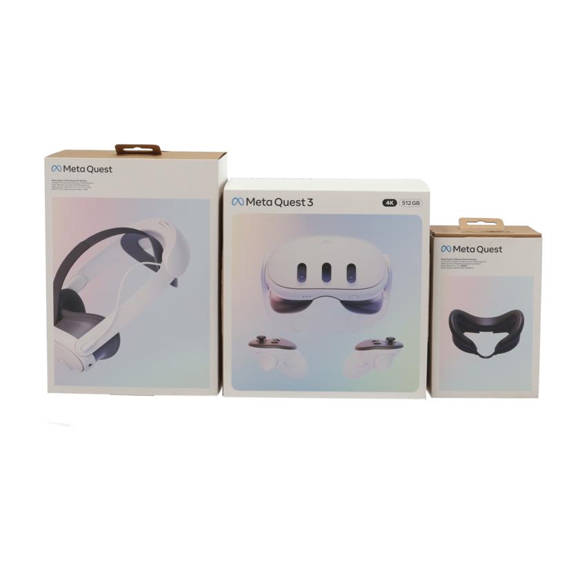 Meta　Facebook メタ　/VRヘッドセット／MetaQuest3　512GB/899-00594-01//2G0YBWRG9J01CY/Bランク/06