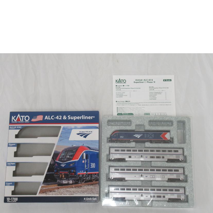 KATO/Nゲージ／KATO・アムトラック　スーパーライナー　10両セット/10-1788･1789//Aランク/63