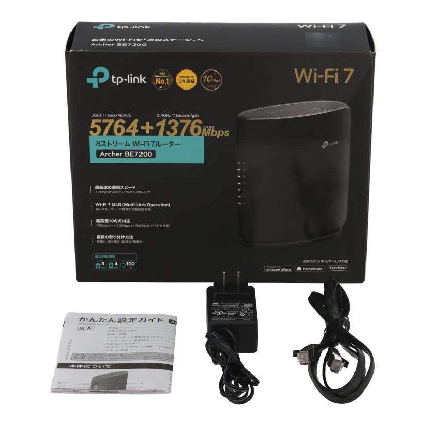 TP－Link TPリンク　/Wi－Fi7無線LANルーター/Archer BE7200//2249363002869/Bランク/69