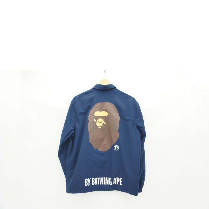 A BATHING APE コーチジャケット 青 A BATHING APE ブルゾン アウター BAPE PATCH COACH JACKET