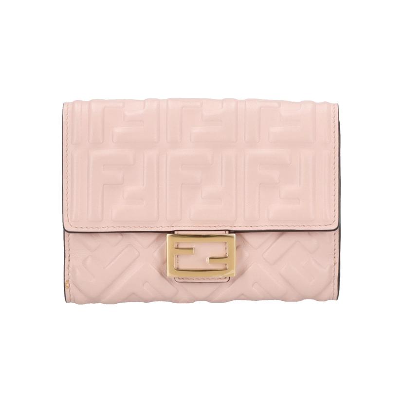 FENDI フェンディ/ズッカ／ナッパレザーミディアムウォレット/8M0419//AAJ**********/SAランク/91