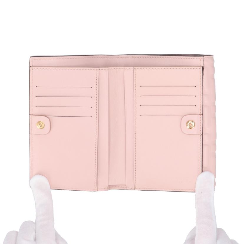 FENDI フェンディ/ズッカ／ナッパレザーミディアムウォレット/8M0419//AAJ**********/SAランク/91