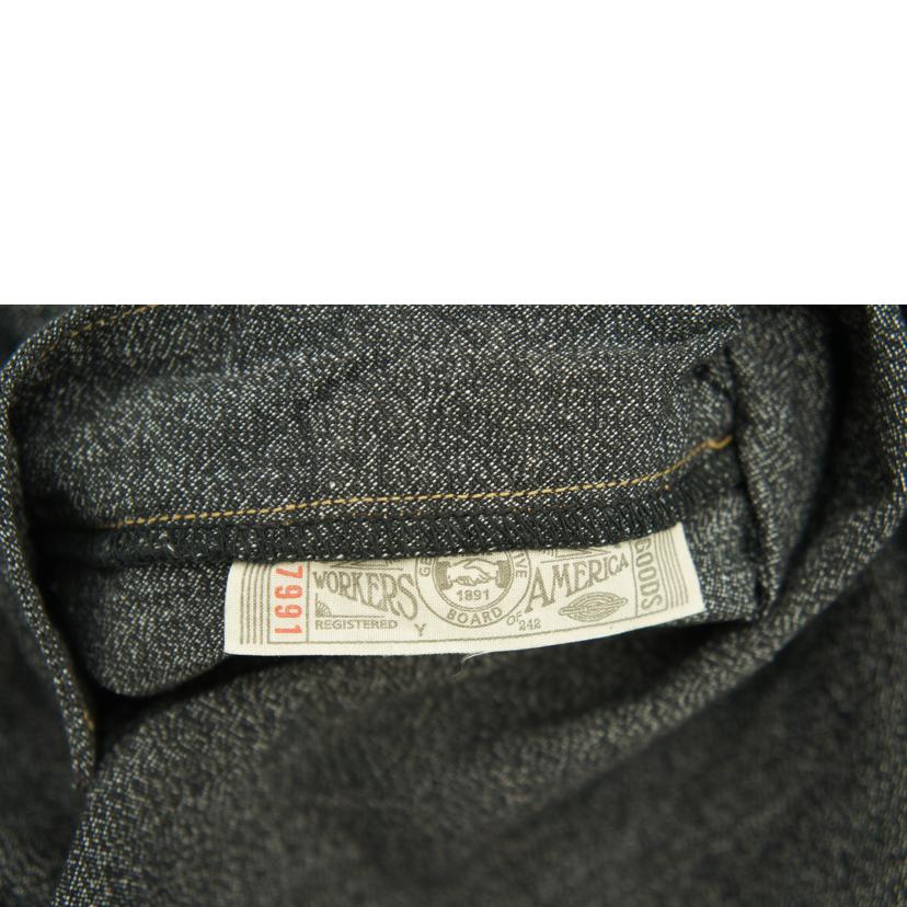 FREEWHEELERS＆CO． ﾌﾘｰﾎｲｰﾗｰｽﾞ/ボールドウィン　ワークコート／ブラックペッパーシャンブレー/2221011//0522/Sランク/19