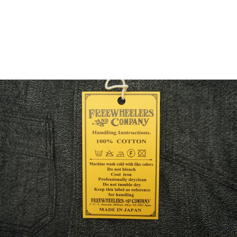 FREEWHEELERS＆CO． ﾌﾘｰﾎｲｰﾗｰｽﾞ/ボールドウィン　ワークコート／ブラックペッパーシャンブレー/2221011//0522/Sランク/19