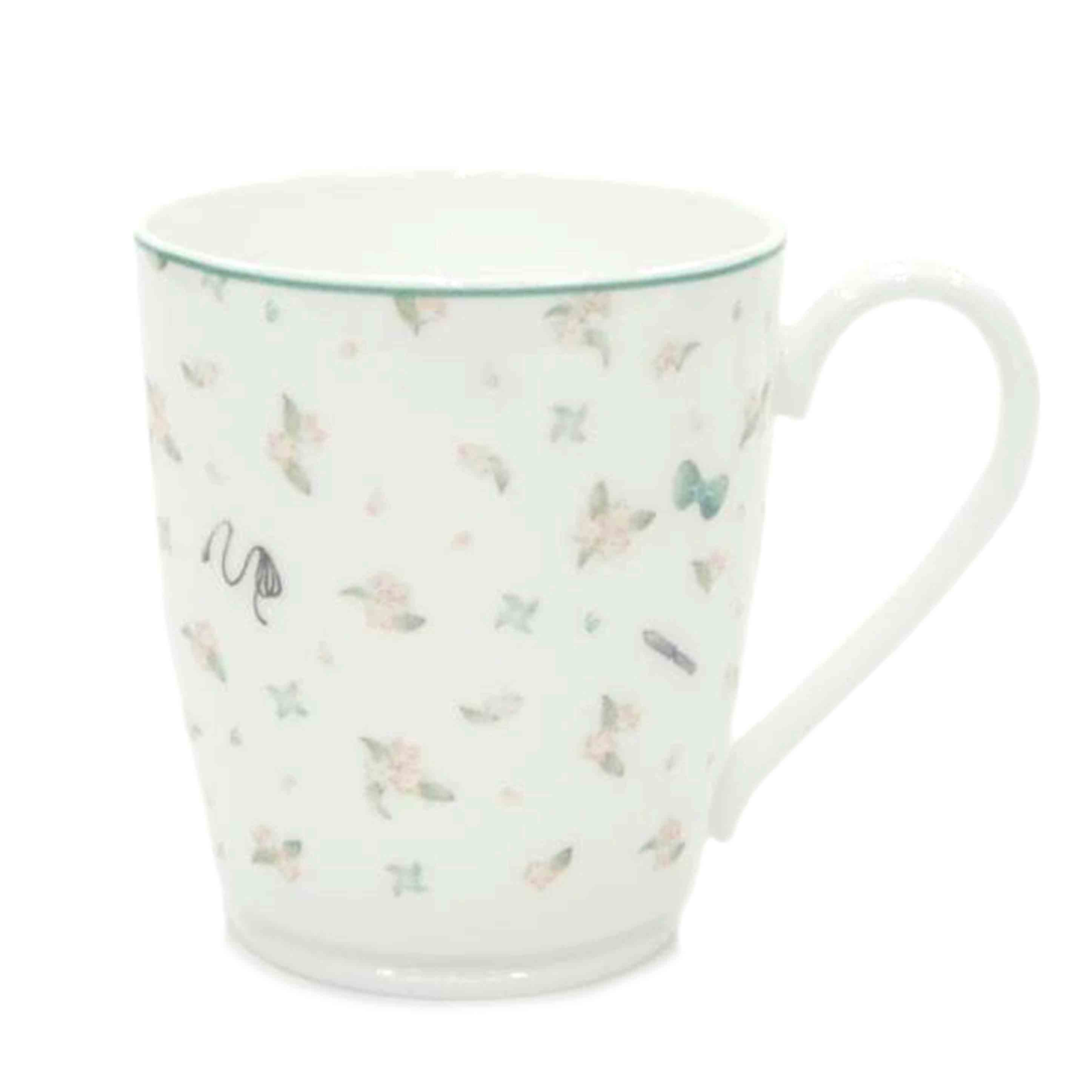 アルマビアンカ/忍たま乱太郎　ノリタケコラボ　六年生　キューティーフラワー　マグカップ//Aランク/01