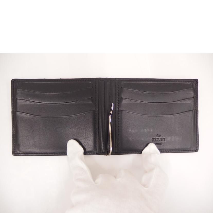 BERLUTI ﾍﾞﾙﾙｯﾃｨｰ/マネークリップ折り財布//Bランク/82