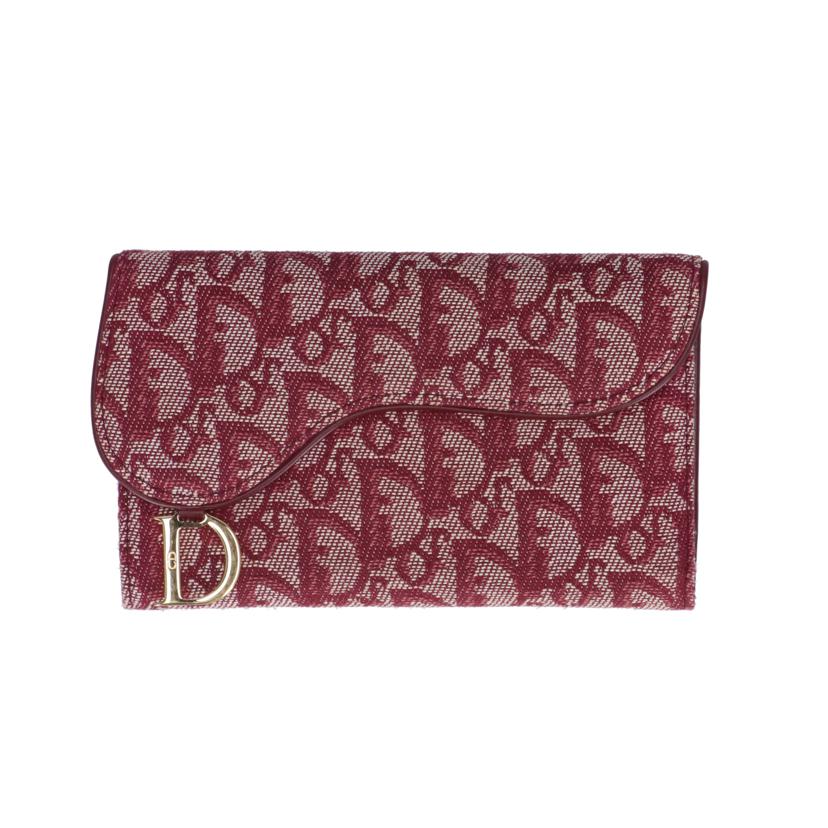 ChristianDior/サドルトロッター／3つ折り財布//Aランク/85