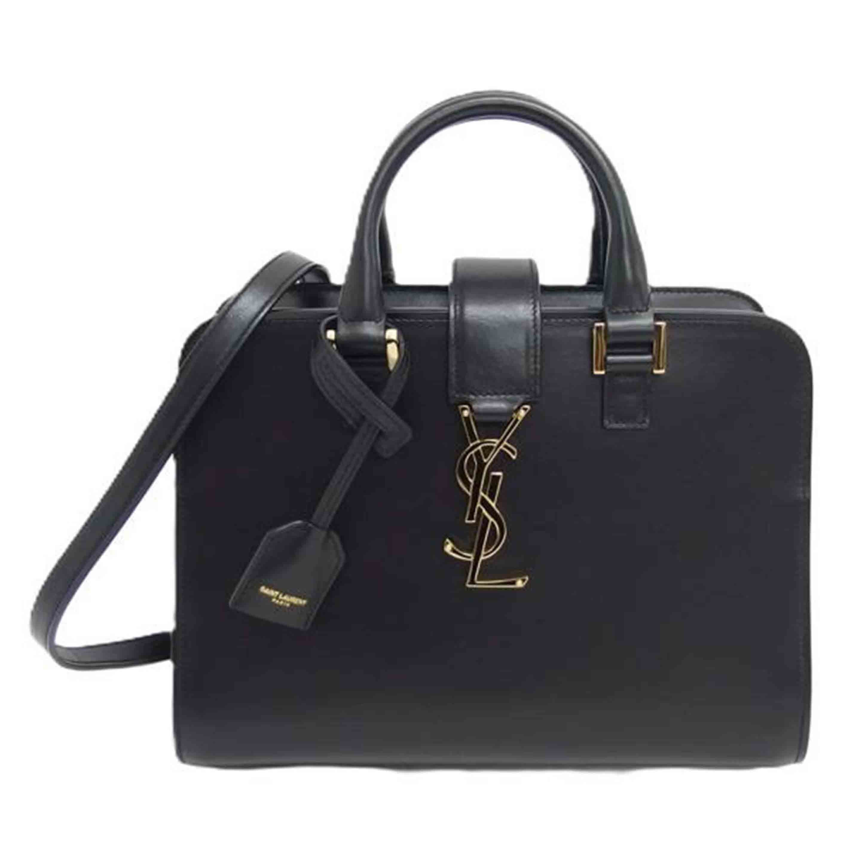SAINT　LAURENT サンローラン/ベイビーカバス　2wayショルダー／ブラック/ARS568853V//062*/Aランク/04