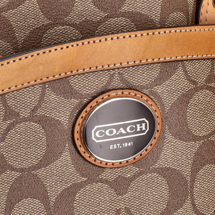 COACH/シグネチャーミニボストンバッグ/F18919//D12**/Aランク/22