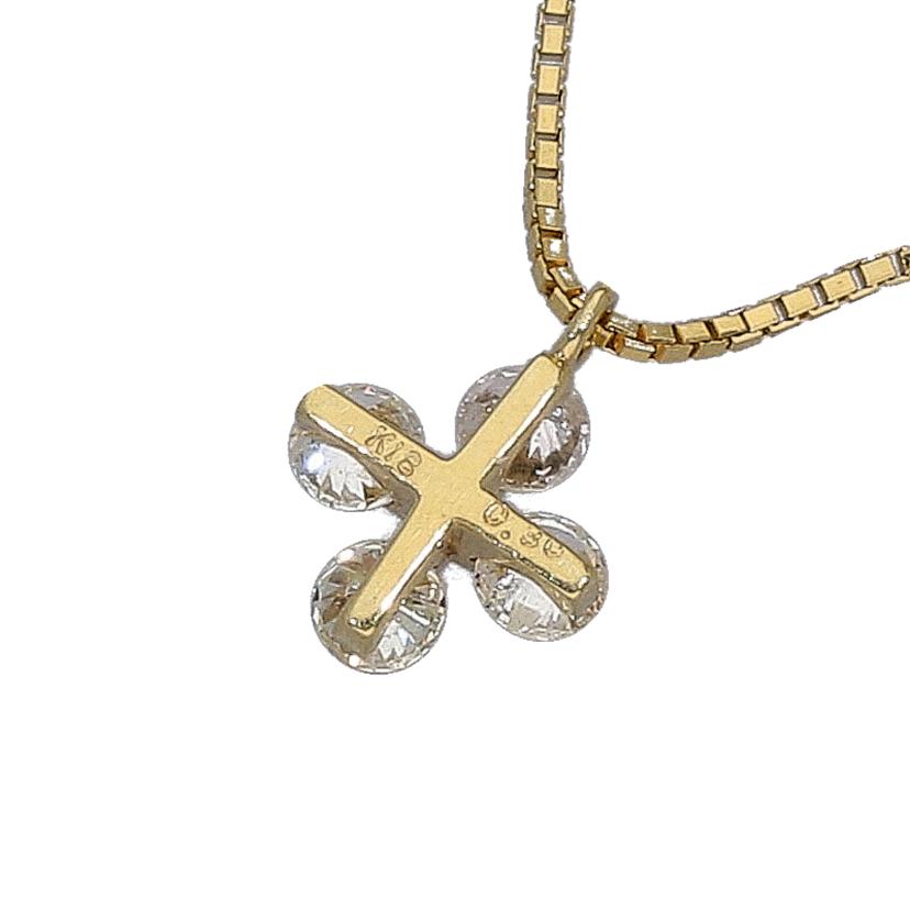 /K18ダイヤネックレス0．30ct//ABランク/65