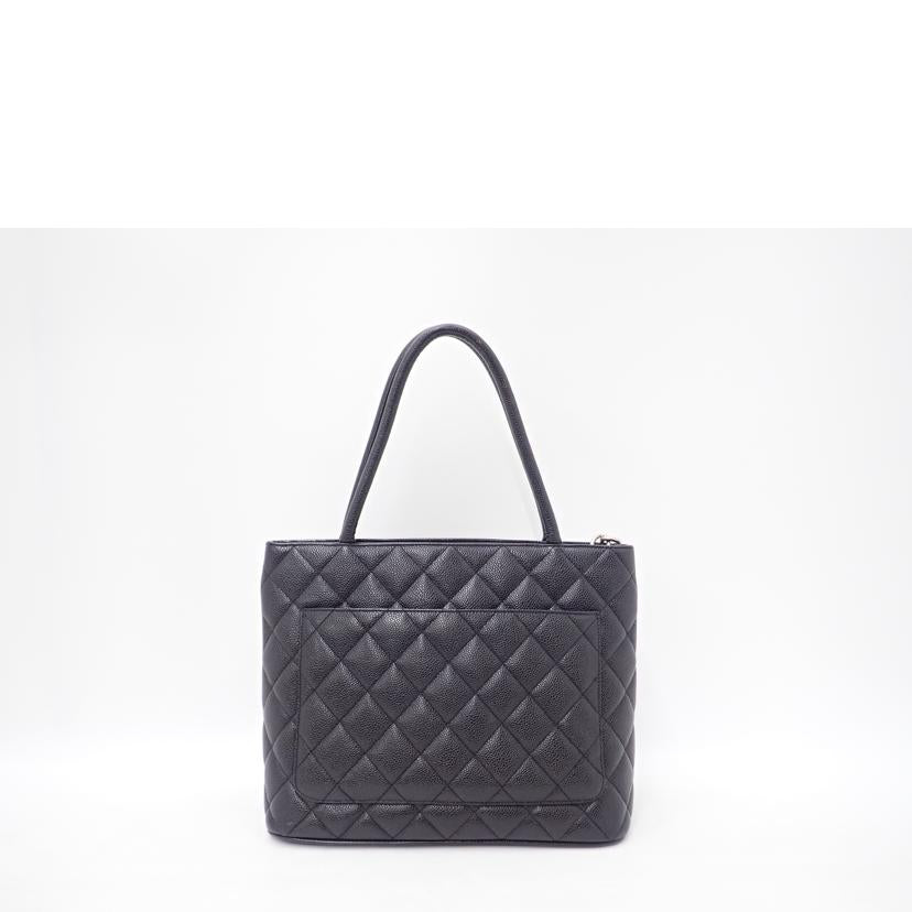 CHANEL シャネル/キャビアスキン復刻トート/ブラック/A01804//638****/Aランク/69