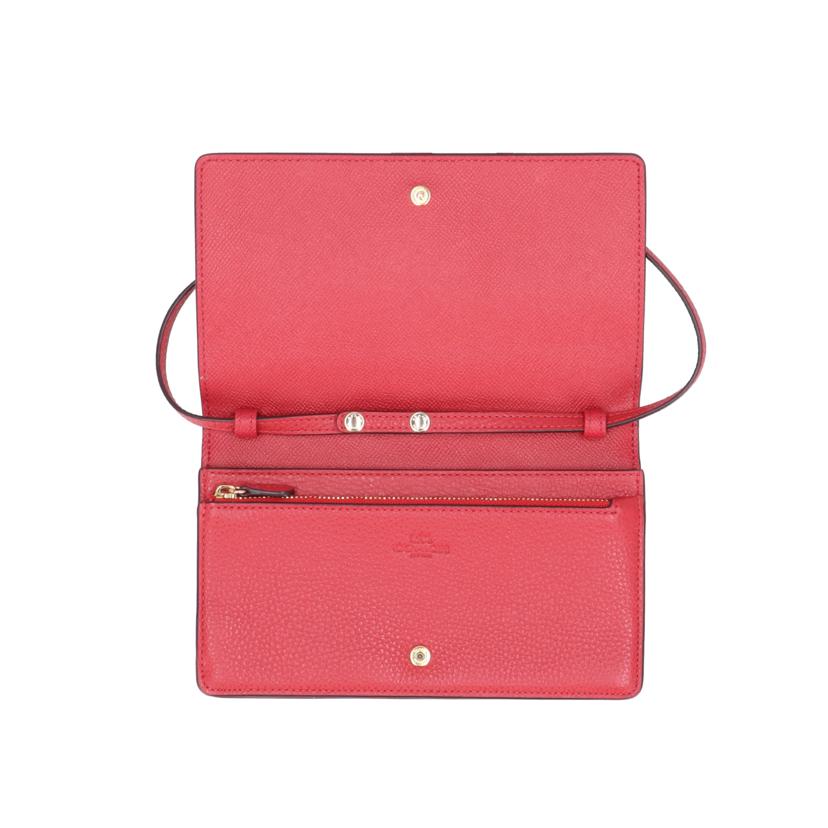 COACH/ペブルドレザーショルダーウォレット/F30256//L19**/Aランク/22