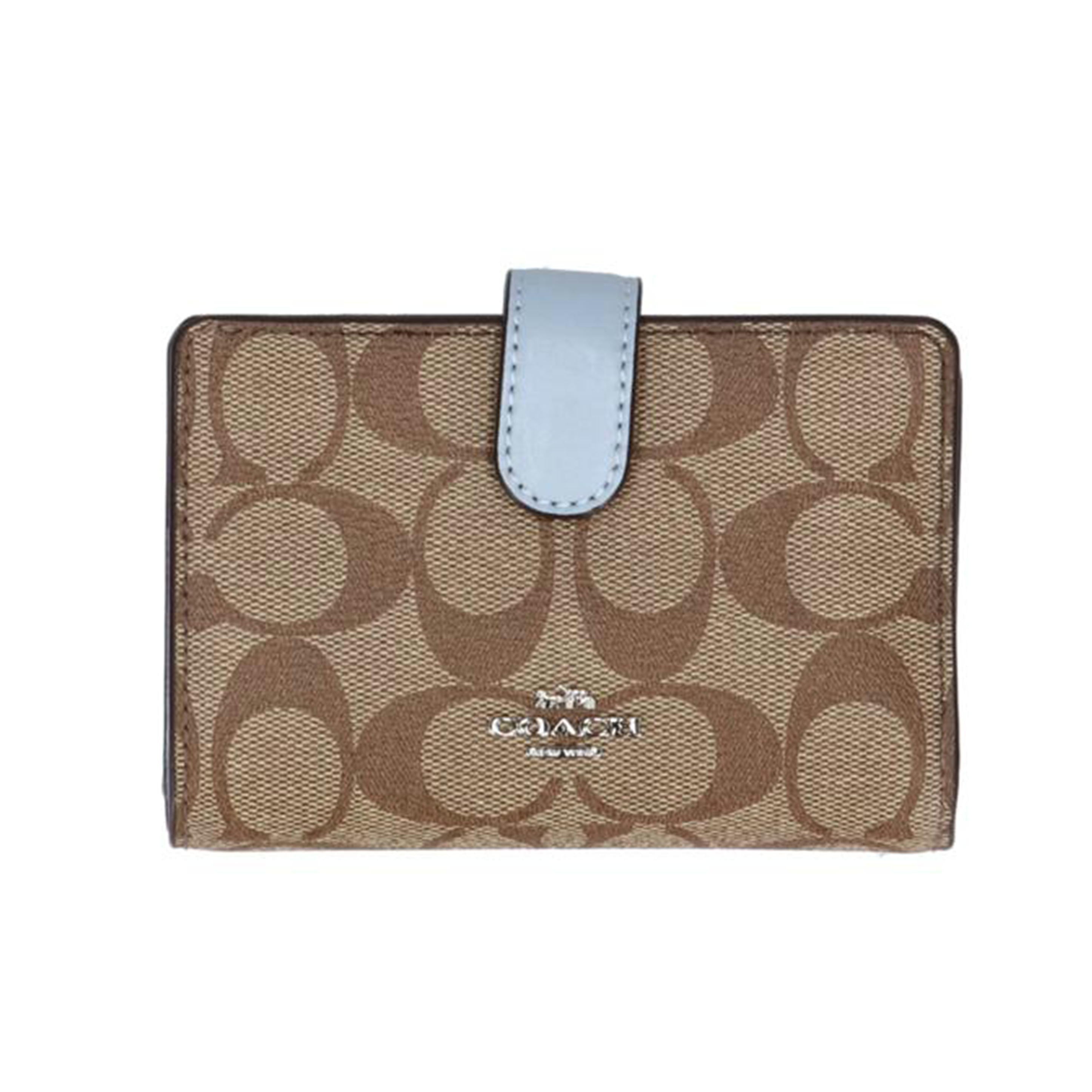 COACH/シグネチャーミディアムコーナージップウォレット/F23553//K19**/Aランク/22