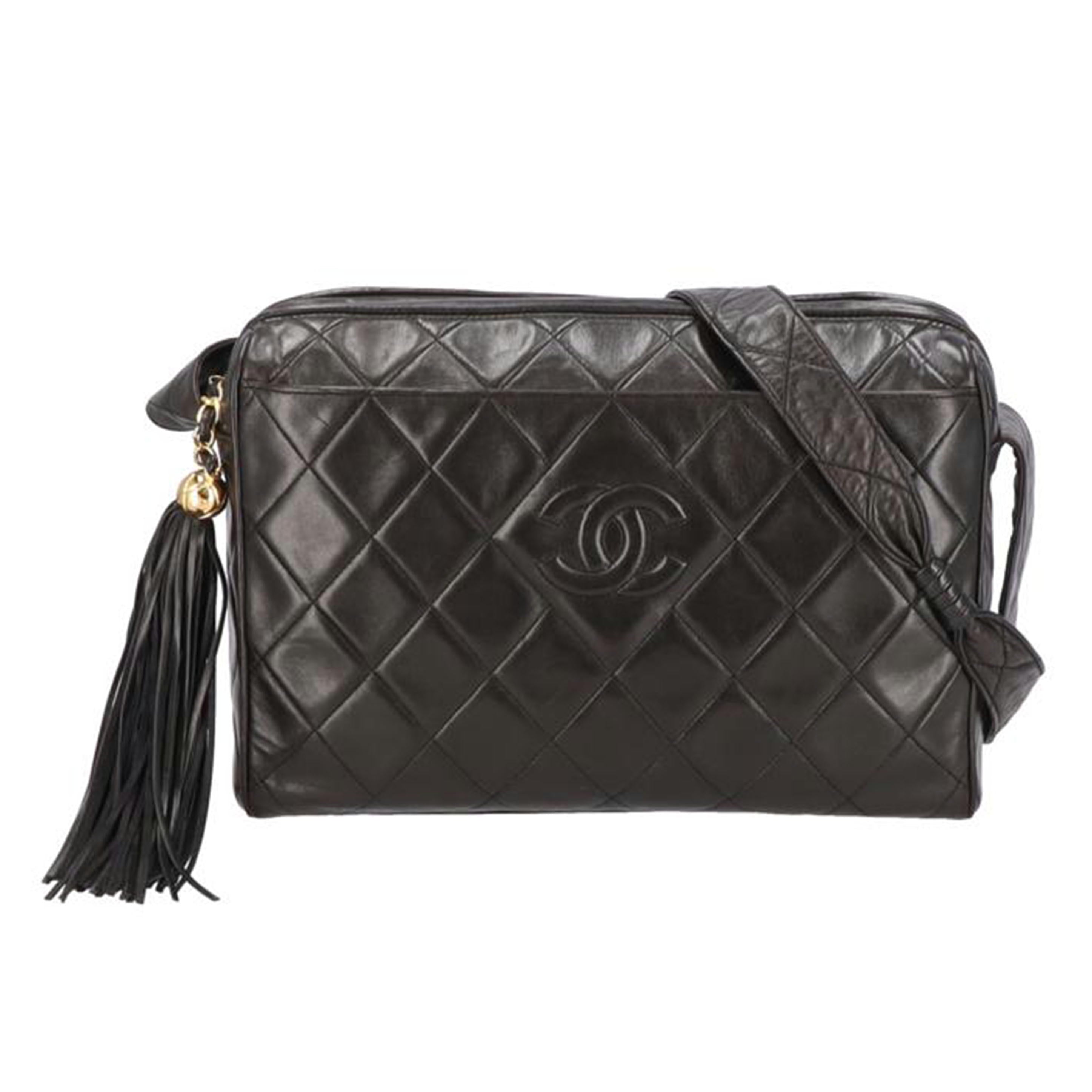 CHANEL シャネル/ラムスキンマトラッセショルダ－//317****/Bランク/93