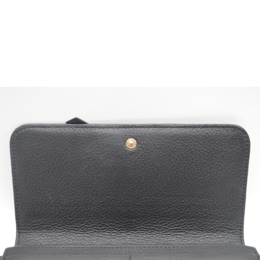 Chlo クロエ/アルファベットフラップレザー長財布/ノワール/CHC21WP942 F57 001//04-21-60-65/ABランク/89