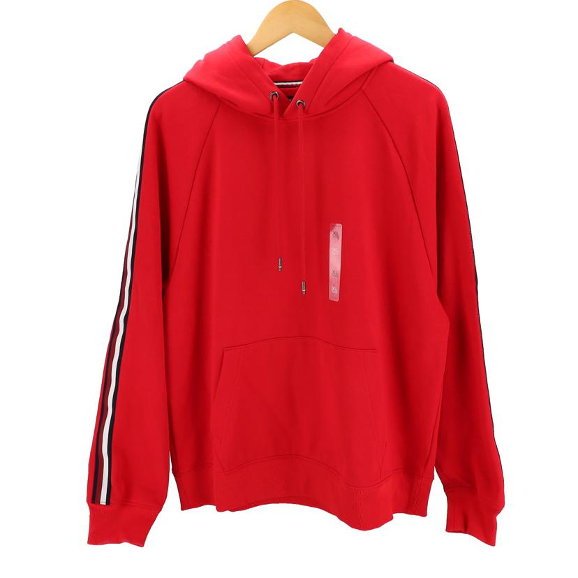 TOMMY HILFIGER トミーヒルフィガー/リクMグローバルストライプフーディー/レッド/78JB759//Sランク/24