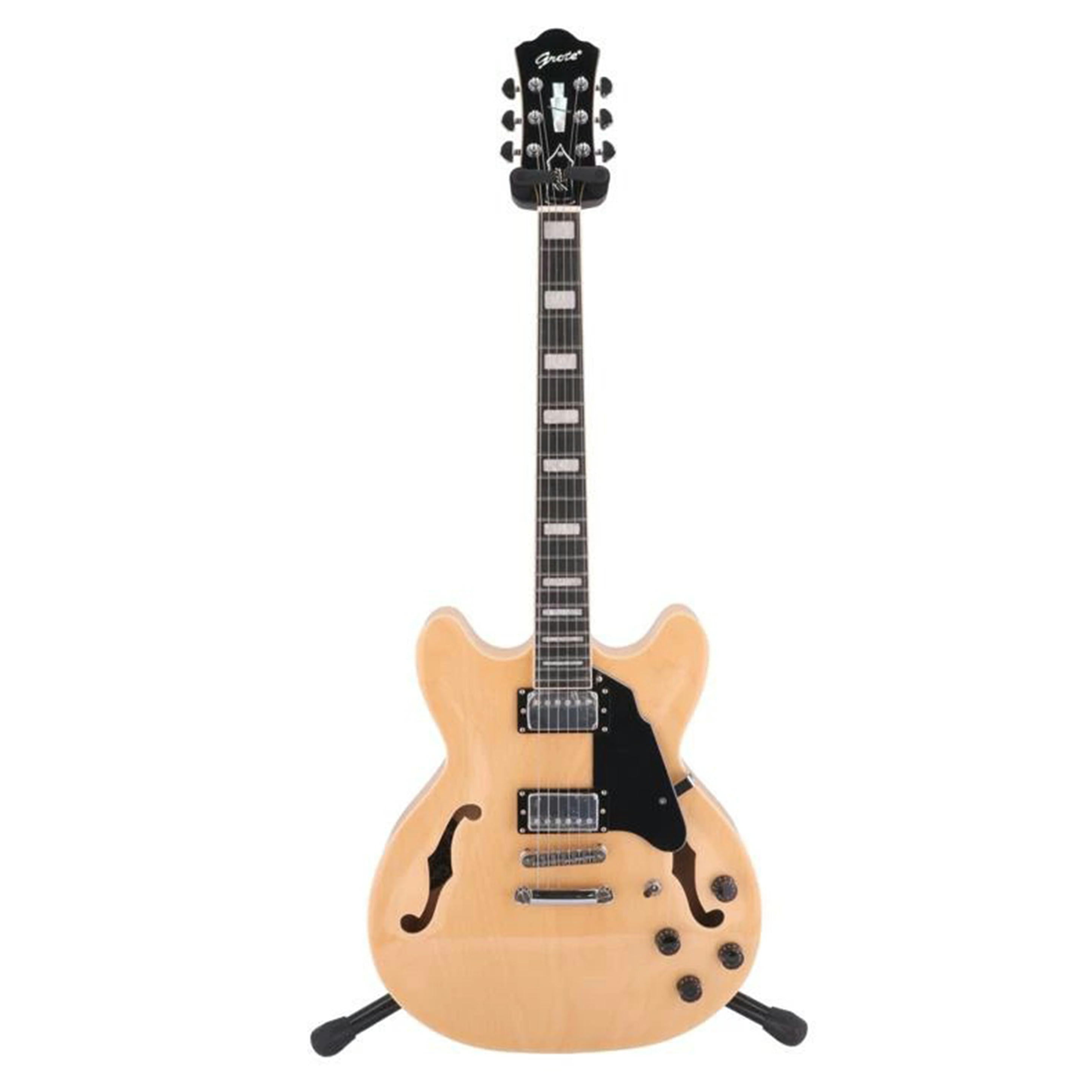 GROTE セミアコ GROTE 335 style Jazz Electric Guitar with Bigsby Semi-Hollow