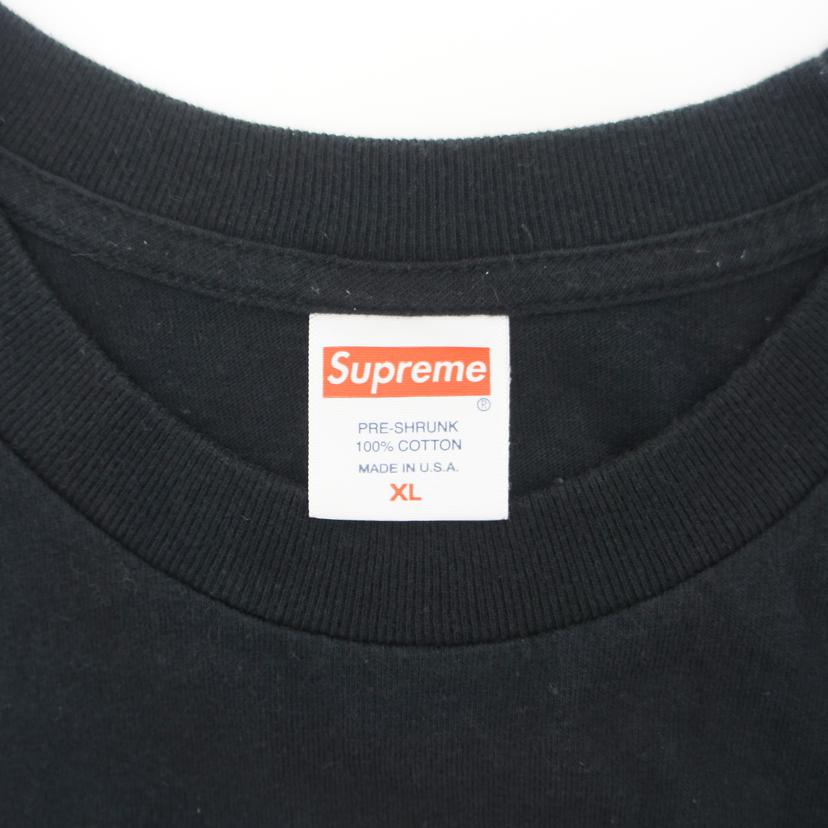 Supreme シュプリーム/フロントプリント／コットンTシャツ／ブラック/RN#101837//ABランク/18
