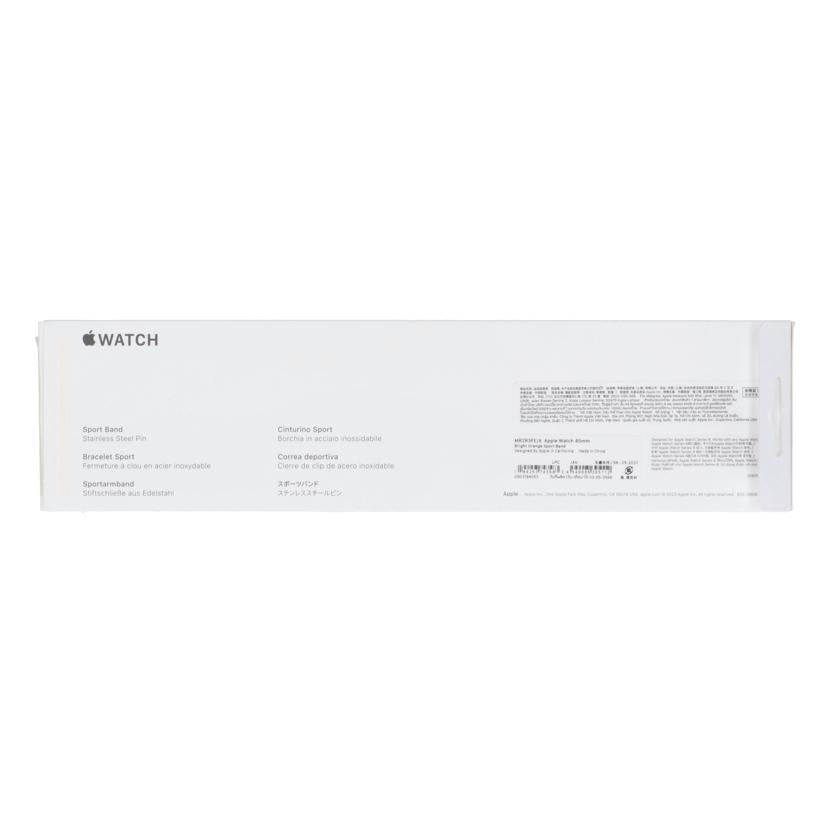 Apple/AppleWatch　45mmケース用　ブライトオレンジ　スポーツバンド/MR2R3FE/A//Aランク/85