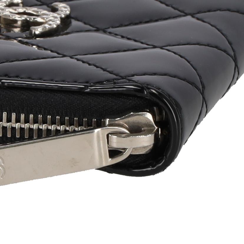 CHANEL シャネル/ブリリアントマトラッセ／エナメルレザー／コインケース／ブラック//227*****/ABランク/18