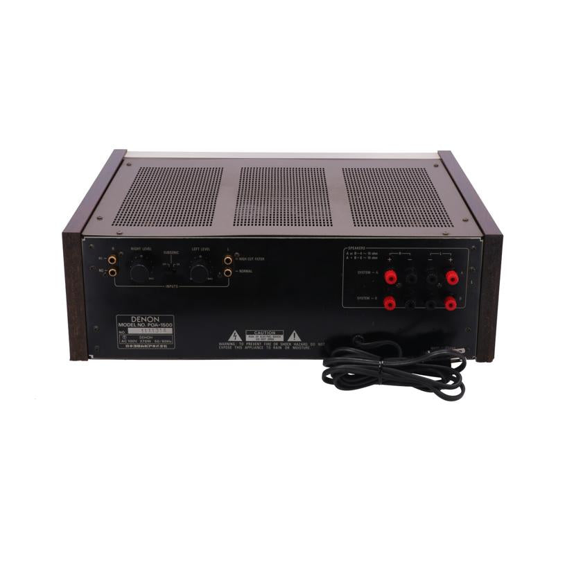 DENON デノン/パワーアンプ/POA-1500//1111314/Bランク/75